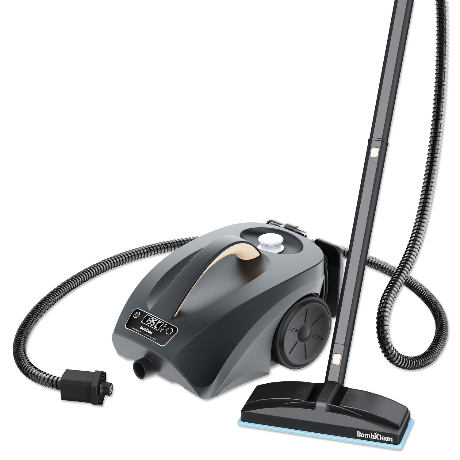 SteamBuddy Pro Stoomreiniger met opzetstukken