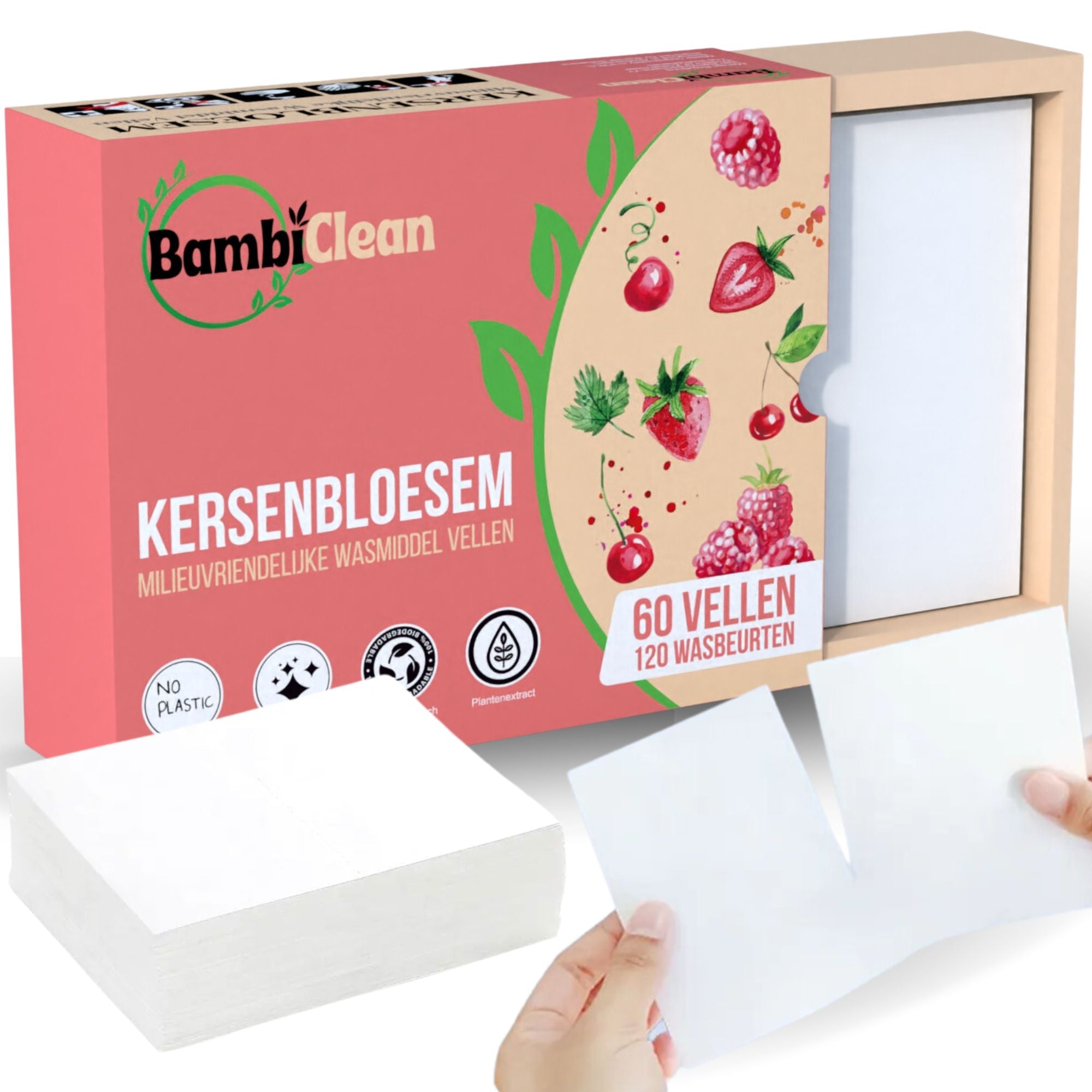 Kersenbloesem Wasstrips - Wasmiddeldoekjes