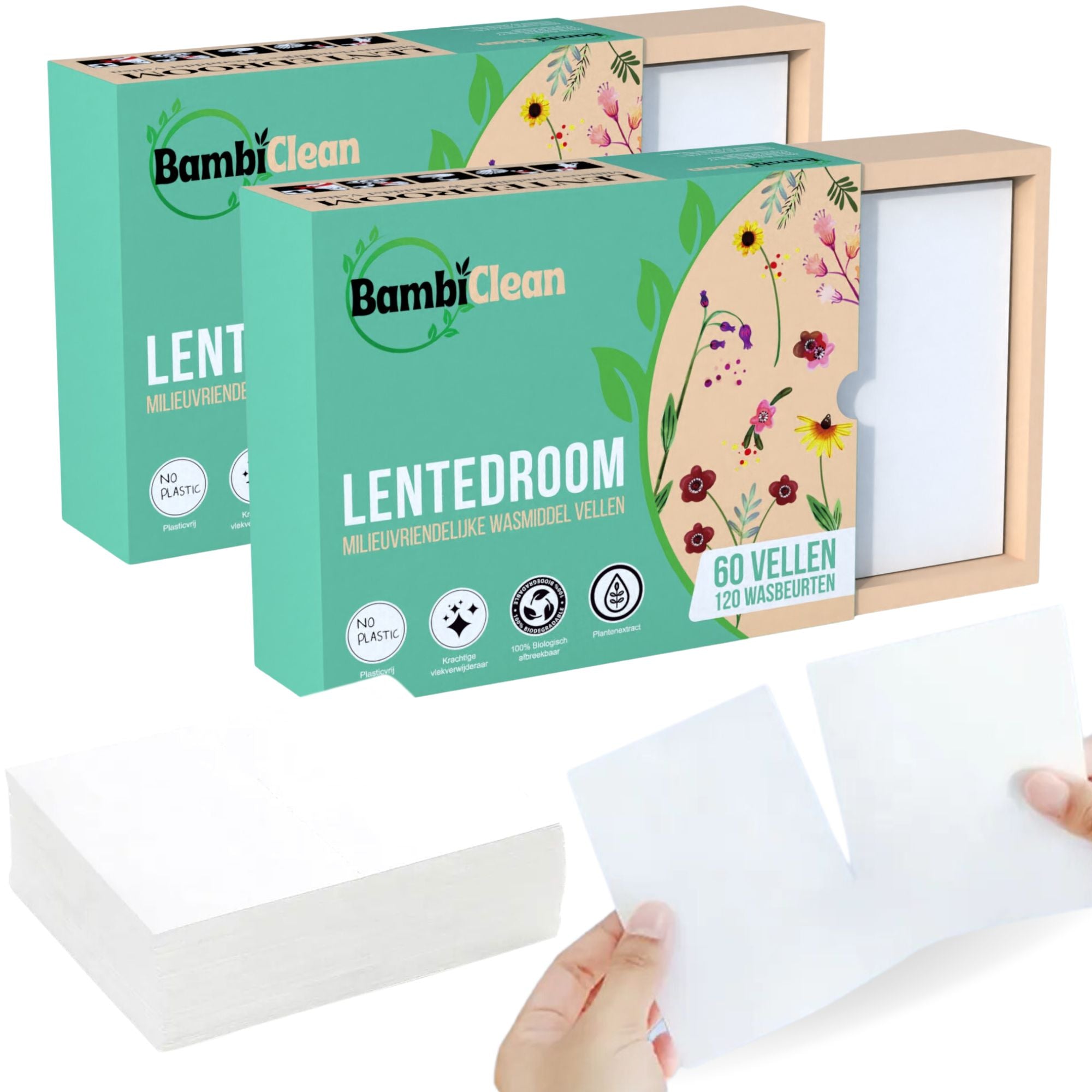 Lentedroom Wasstrips - Wasmiddeldoekjes